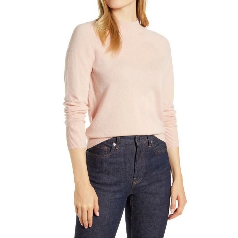Everlane Womens Sweater Pink Pullover 100% Cashmere Crewneck size XS